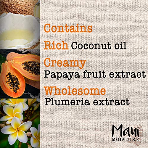 Maui Moisture, Crema de Aceite de Coco para Rizos Curl Milk, Define y Desenreda el pelo Rizado, 236 ml