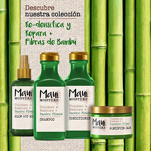 Maui Moisture, Spray Tratamiento Fortalecedor y Reparador Fibras de Bambú, 236 ml