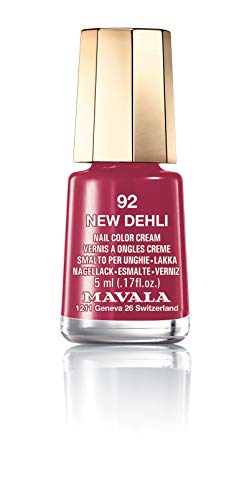 Mavala Mini Colors Pintauñas | Esmalte de Uñas | Laca de Uñas | 47 Colores Diferentes, Color New Delhi 92 (Rojo), 5 ml
