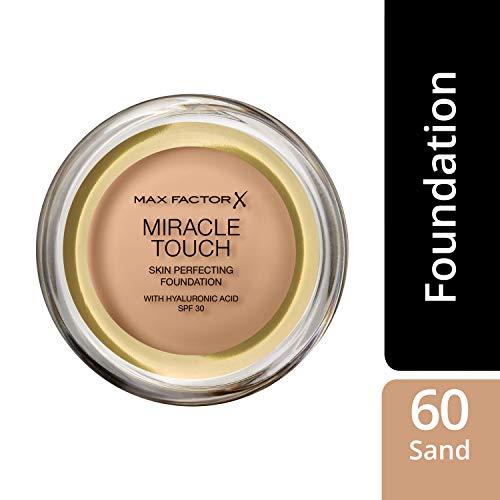 Max Factor, Base de maquillaje (Tono: 60 Sand, Pieles Claras), 11.5 g