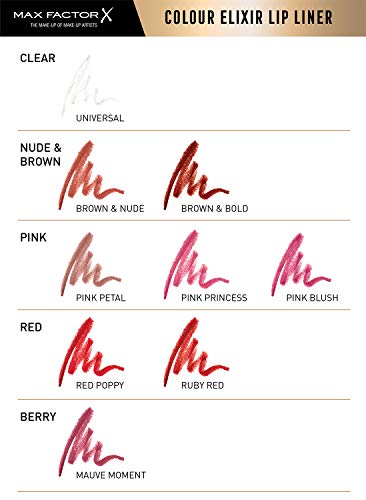 Max Factor Colour Elixir Lipliner Perfilador de Labios Tono 6 Mauve Moment - 5 gr
