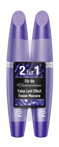 Max Factor False Lash Effect Fusion Mascara Black Plus 1 gratis, 1er Pack (1 x 13 ml)