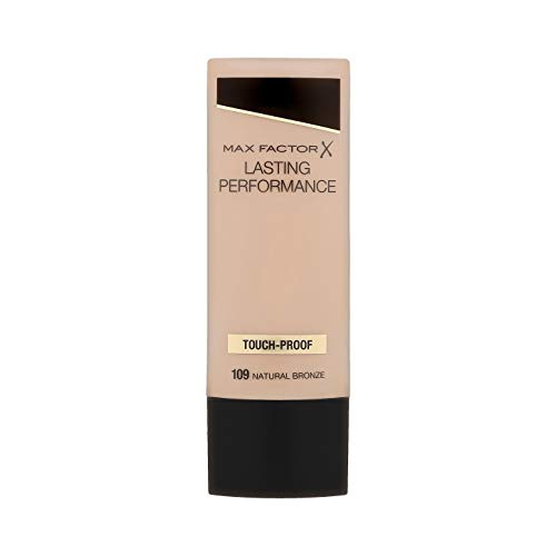 Max Factor Lasting Performance, base de maquillaje, 109 (bronce natural), 35 ml