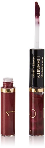 Max Factor LipFinity Colour & Gloss Lip Gloss Pintalabios Gloss 2 lados, Tono 550 Ruby, 6 ml