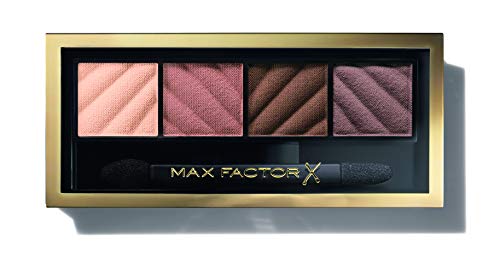 Max Factor Pack Look completo (Pinta Labios Tono 110-LipFinity Classic, Mascara de Pestañas False Lash Effect Negro, Sombra de Ojos Smoke Eye Drama Tono 10-Alluring Nudes, Long Lasting Kajal Tono 090)
