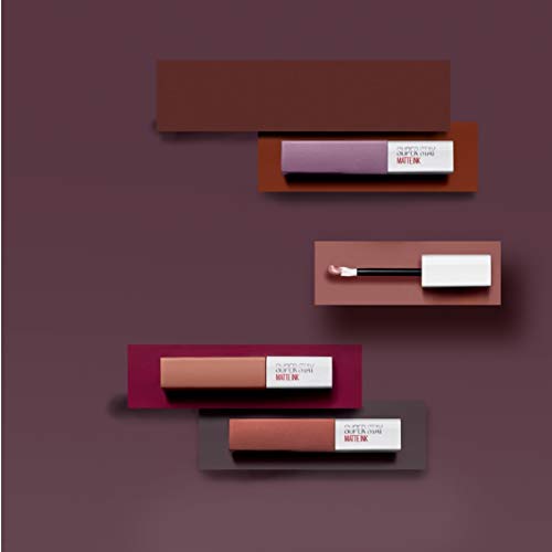 Maybelline 100 Philosop Superstay mate cartucho de barra de labios, 5 ml
