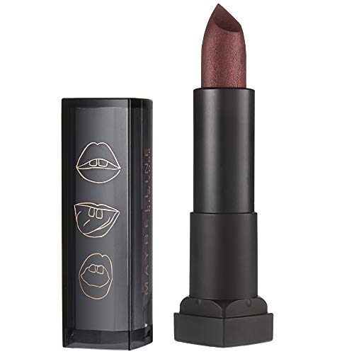 Maybelline Barras de labios, color 25 Copper Rose, #855052, Mate, Metalized, 22 mm,