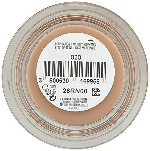 Maybelline Base de maquillaje Dream Mat Mousse nº 20 Cameo