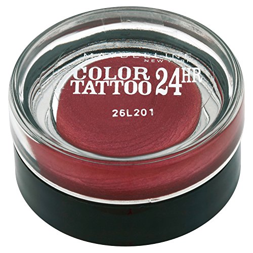 Maybelline Color Tattoo - sombra de ojos rojos - 70 granada metálico