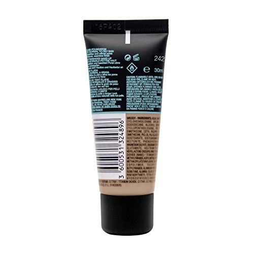 Maybelline Fit Me Matte & Poreless 242 Li base de maquillaje Tubo Líquido 30 ml - Base de maquillaje (Tubo, Líquido, Bronce, Light Honey, Piel Medio, Tanned skin, Cool)