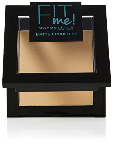 Maybelline Fit Me Matte & Poreless Polvo, 128 Nude cálido