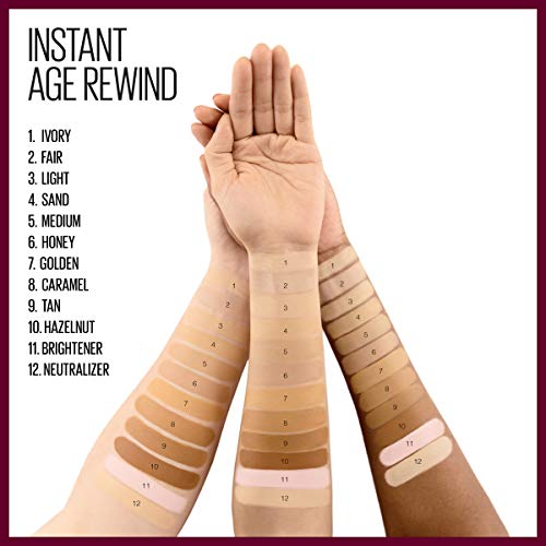 MAYBELLINE - Instant Age Rewind Eraser Dark Circles Treatment Concealer 130 Medium - 0.2 fl. oz. (6 ml)