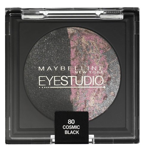 Maybelline - Jade eyestudio, sombra de ojos, color 80 negro cósmico