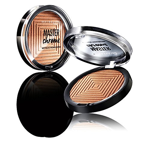 Maybelline Master Chrome - 200 - Highlighter polvo facial 1 - Polvos faciales (Molten Bronze, 68 ml, 74 mm, 74 mm, 12 mm, 46 g)