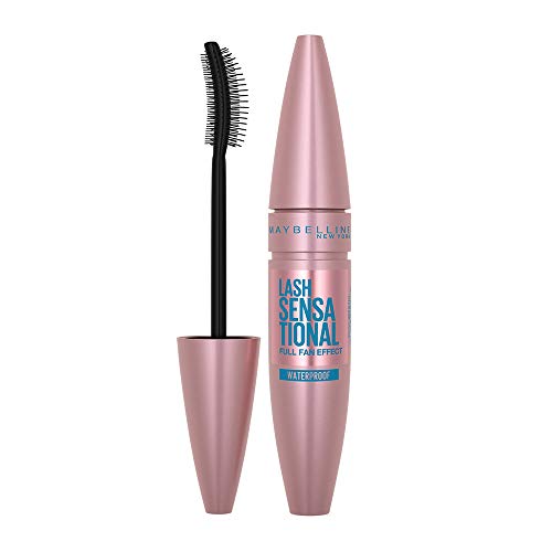 Maybelline New York - Lash Sensational, Máscara de Pestañas Waterproof, Tono Negro - 9,5 ml