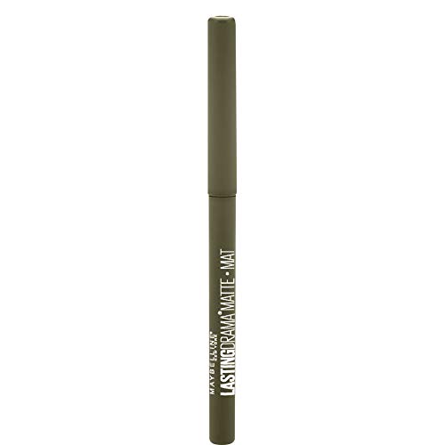 Maybelline New York Lasting Drama 24h Carbon Matte de gel Eyeliner nº 860 Jade oliva, 1 g