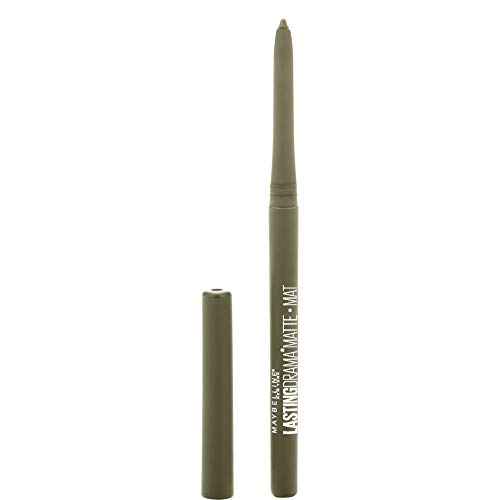 Maybelline New York Lasting Drama 24h Carbon Matte de gel Eyeliner nº 860 Jade oliva, 1 g
