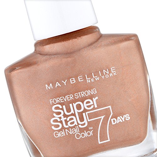 Maybelline New York Make-up superstay nailpolish Forever Strong 7 Days acabado Gel Esmalte de Uñas/lacado color con Ultra Fuerte sujeción sin lámpara UV en enriquecidos Azul Oscuro, 1 x 10 ml