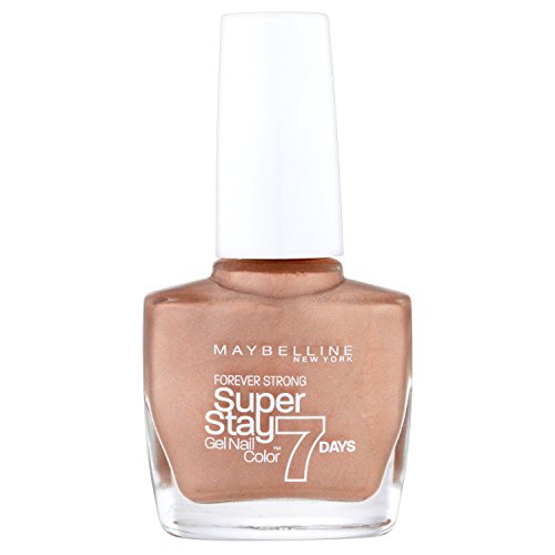 Maybelline New York Make-up superstay nailpolish Forever Strong 7 Days acabado Gel Esmalte de Uñas/lacado color con Ultra Fuerte sujeción sin lámpara UV en enriquecidos Azul Oscuro, 1 x 10 ml
