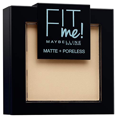 Maybelline New-York - Poudre Compacte Fit Me Matte & Poreless - Peaux normales à grasses - 120 Beige Rosé - 9 g