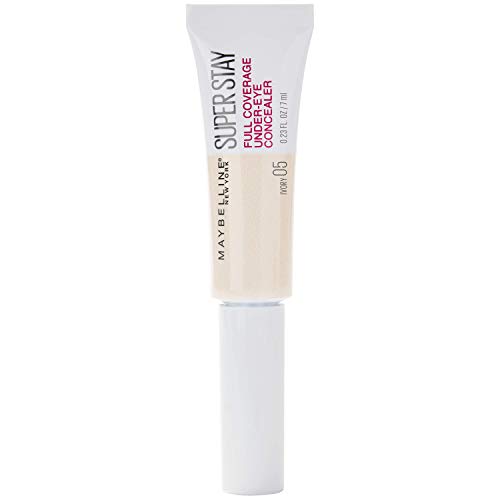 Maybelline New York Super Stay 24H Corrector de Ojeras Alta Cobertura y Larga Duración Tono 05 Light Color Claro