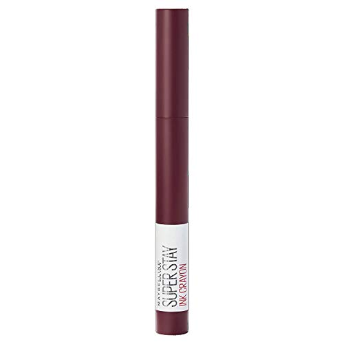 Maybelline New York - SuperStay Ink Crayon, Pintalabios Mate de Larga Duración, Tono 65 Settle For More