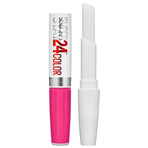 Maybelline SuperStay 24H 145 Feisty Funk barra de labios Rosa - Barras de labios (Rosa, Feisty Funk, Nutritiva, Suavizante, Mujeres, 24 h, 17 mm)