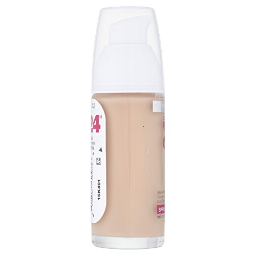 Maybelline Superstay 24HRS 10 Ivory Frasco dispensador - base de maquillaje (Ivory, Piel mixta, Piel seca, Piel normal, Piel grasosa, Piel sensible, Frasco dispensador, 24 h, Francia, 33 mm)