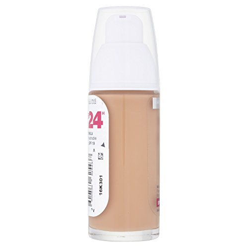 Maybelline Superstay 24HRS 48 Sun Beige - base de maquillaje (Frasco dispensador, Sun Beige, Piel mixta, Piel seca, Piel normal, Piel grasosa, Piel sensible, Francia)