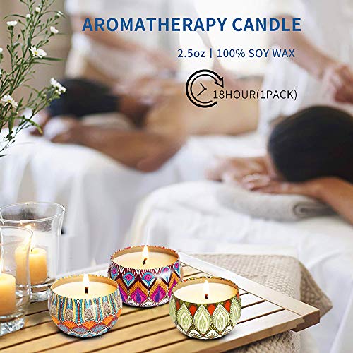 McNory 12 Pack Regalo de Velas Perfumadas, Velas Aromaticas,Cera de Soja Natural,Aromaterapia Decoración para Relajación Fiesta Boda Baño Yoga Cumpleaños Navidad Día de San Valentín Regalos