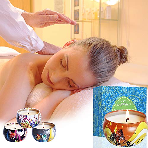 McNory 8 Pack Regalo de Velas Perfumadas,Velas Aromaticas,Cera de Soja Natural,Aromaterapia Decoración para Relajación Fiesta Boda Baño Yoga Cumpleaños Navidad Día de San Valentín Regalos