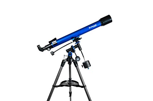 Meade Instruments 216003 Polaris 70EQ - Telescopio Refractor, Azul metálico