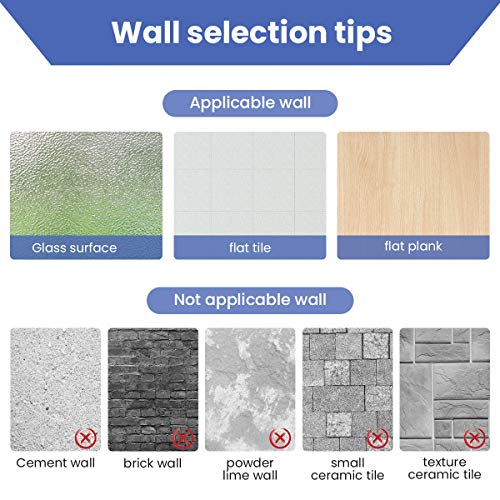 MECO ELEVERDE (2PCS Soporte de Cepillo de Dientes Eléctrico Pegado Infantil/Adulto Colgador Adhesivo montado en Pared Soporte de Baño Estante Plástico de Almacenamiento de Cepillos de Dientes