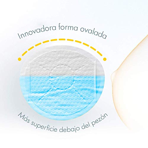 Medela Safe & Dry Ultra Thin - Discos absorbentes desechables, 60 unidades