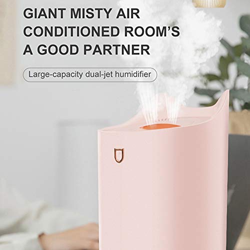 Meele Los Humidificadores De Vapor Frío, Humidificadores Ultrasónicos con Gran Tanque De Agua, 24 Horas De Trabajo, Sin Agua De Apagado Automático, Silencioso Humidificador De Aire 28Db,Blanco