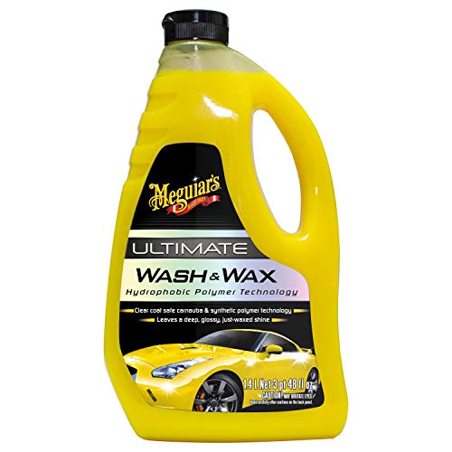 Meguiar's Car Care Products G17748 Ultimate Wash & Wax Champú de coche con cera
