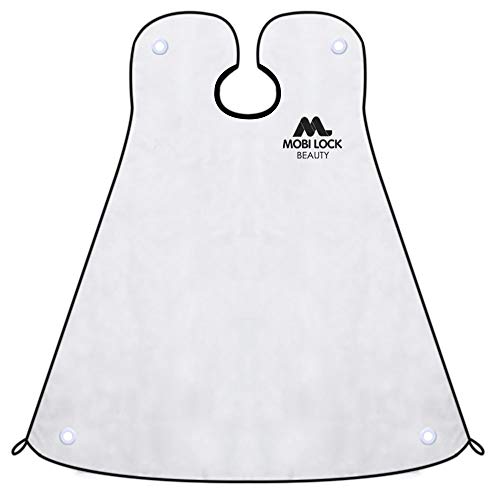 Mejor Delantal de Barba para Afeitarse 122x81cm - Forma Inteligente de Cortarse la barba - Babero de barba - regalo de aseo Ideal para hombre - Con Peine, Bolsa y e-book de Cuidado de la Barba