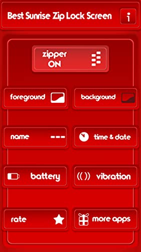 Mejor salida del sol de bloqueo de pantalla Zip