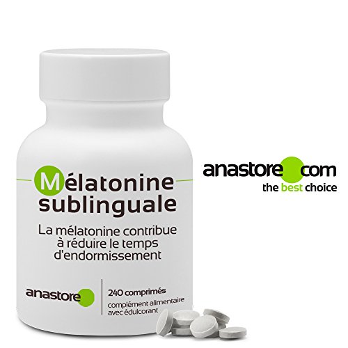 MELATONINA SUBLINGUAL | Pureza garantizada superior al 99% | 1.8 mg / 120 dosis | Estevia (Aroma de limón)| Regulador del reloj interno | Trastorno del sueño | Pureza garantizada y controlada por laboratorios independientes | Fabricado en Francia … (Limón