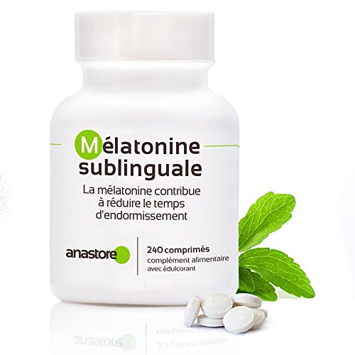 MELATONINA SUBLINGUAL | Pureza garantizada superior al 99% | 1.8 mg / 120 dosis | Estevia (Aroma de limón)| Regulador del reloj interno | Trastorno del sueño | Pureza garantizada y controlada por laboratorios independientes | Fabricado en Francia … (Limón