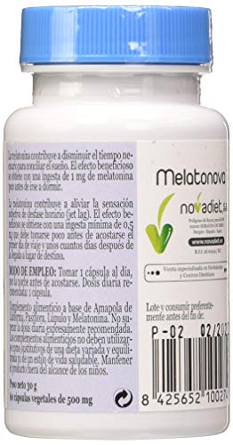 MELATONOVA (MELATONINA 1,9 mg) 60 Caps