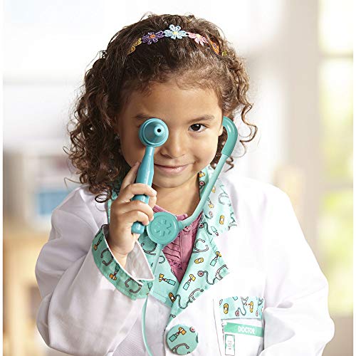 Melissa & Doug Doctor Disfraz para Niños, multicolor, pequeña (14839)