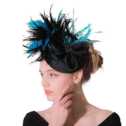 MELLRO Banda para el Pelo de cóctel Flor Alicia Diadema Boda Sombreros Damas Race Royal Ascot Cocktail Party Derby Hat