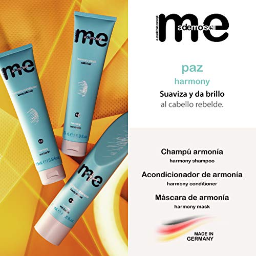 MeMademoiselle Harmony Mask para cabello largo y fuerte I Tratamiento intensivo anti frizz para el cabello I Made in Germany (175 ml)