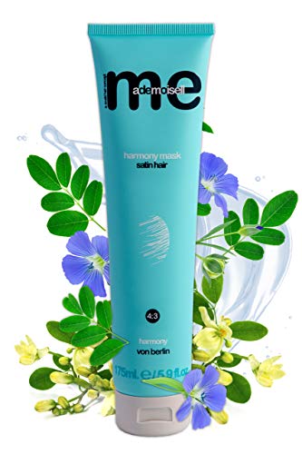 MeMademoiselle Harmony Mask para cabello largo y fuerte I Tratamiento intensivo anti frizz para el cabello I Made in Germany (175 ml)