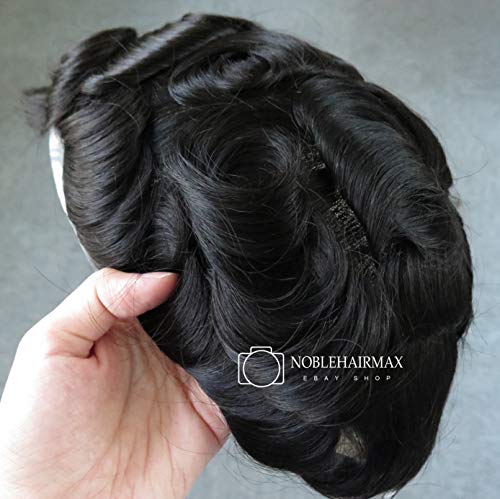 Mens Hair Replacement System Unit Discount Hair System Human Real Hair for Men Hairpieces Toupee Wig for Men