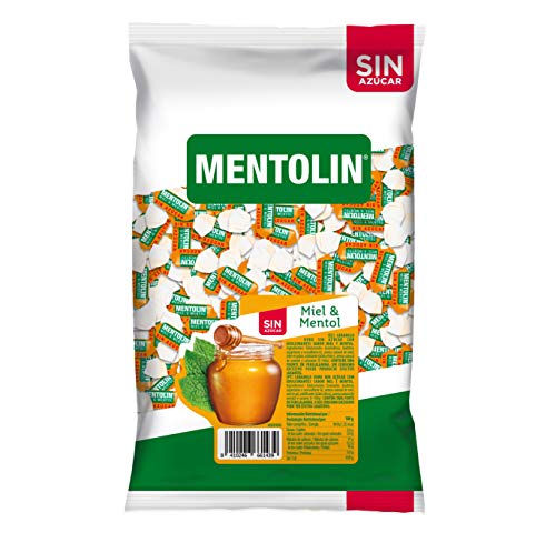 Mentolín Miel & Mentol Caramelo Balsámico sin Azúcar - 1000 gr