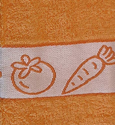 Mercatienda.es Paños de Cocina Surtidos de Rizo Americano de algodón 100% de Portugal 500gm de Grosor (6 Unidades)