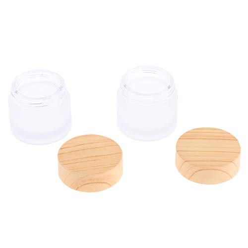 MERIGLARE 10 Piezas Tarro De Cristal Ungüento Tarro Tarro De Crema Tarro De Crema Con Tapón De Rosca