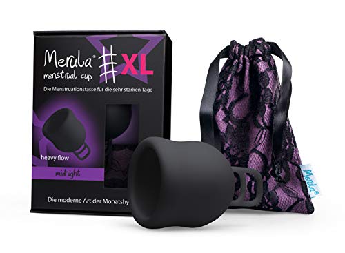 Merula Cup XL midnight (negro) - La copa menstrual para los días más fuertes